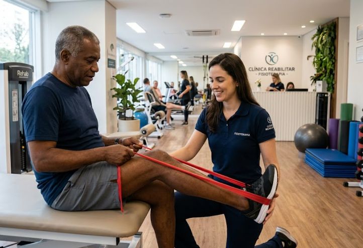 Trabalhador em recuperação após acidente